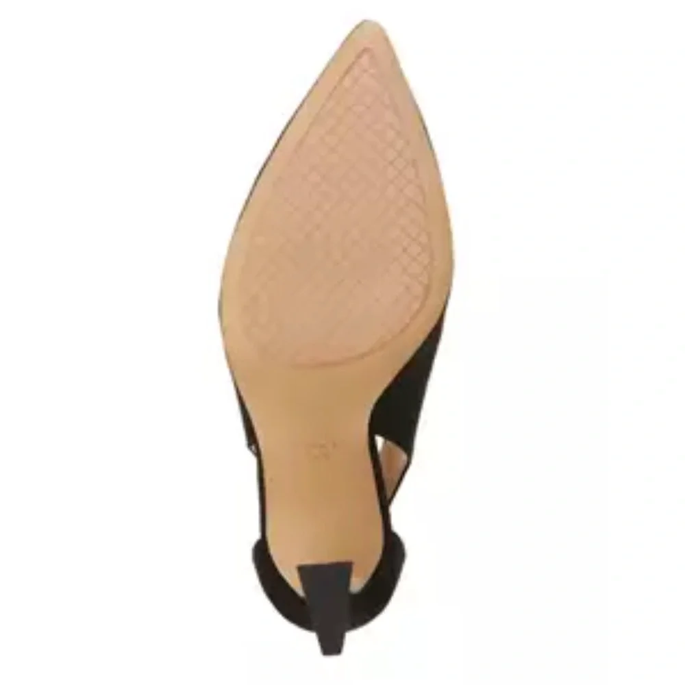 Crown & Ivy Azarria Faux Suede Heels - Black
